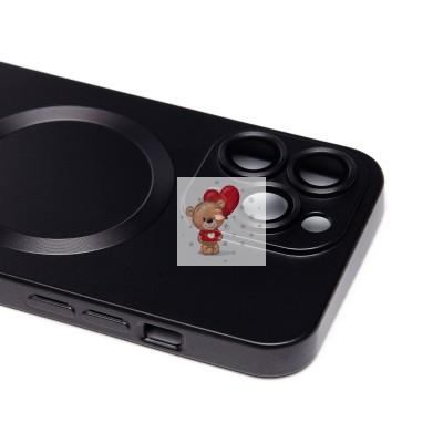 Чехол-накладка для Apple iPhone 13 Pro (черный) SM020 Matte SafeMag