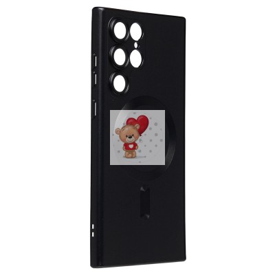 Чехол-накладка для Samsung S908B Galaxy S22 Ultra (черный) SM020 Matte SafeMag