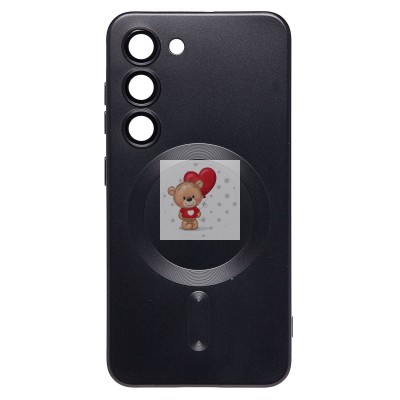 Чехол-накладка для Samsung S911B Galaxy S23 (черный) SM020 Matte SafeMag