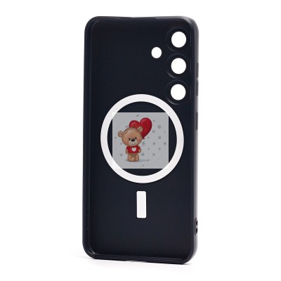 Чехол-накладка для Samsung S921B Galaxy S24 (черный) SM020 Matte SafeMag