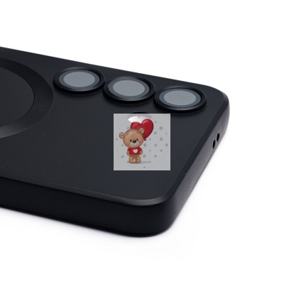 Чехол-накладка для Samsung S921B Galaxy S24 (черный) SM020 Matte SafeMag