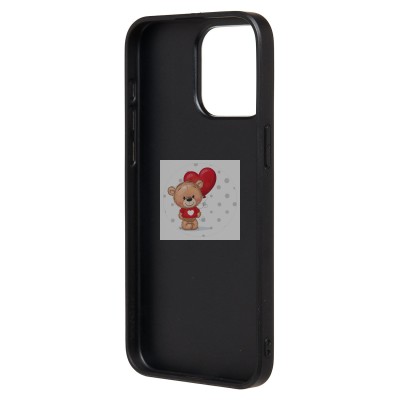 Чехол-накладка c картхолдером для Apple iPhone 15 Pro Max (черный) SM022 SafeMag