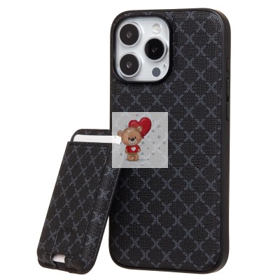 Чехол-накладка c картхолдером для Apple iPhone 16 Pro Max (черный) SM022 SafeMag Чехол-накладка c картхолдером для Apple iPhone 16 Pro Max (черный) SM022 SafeMag