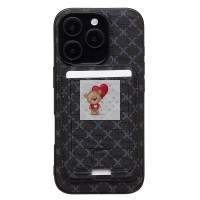 Чехол-накладка c картхолдером для Apple iPhone 16 Pro (черный) SM022 SafeMag Чехол-накладка c картхолдером для Apple iPhone 16 Pro (черный) SM022 SafeMag