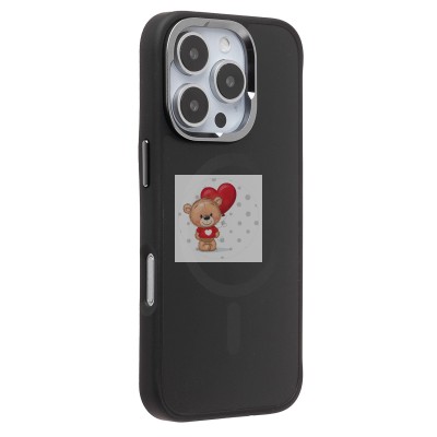 Чехол-накладка для Apple iPhone 16 Pro (галактический черный) SM023 SafeMag Чехол-накладка для Apple iPhone 16 Pro (галактический черный) SM023 SafeMag