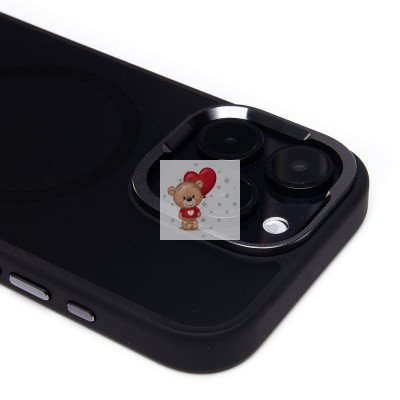 Чехол-накладка для Apple iPhone 16 Pro (галактический черный) SM023 SafeMag Чехол-накладка для Apple iPhone 16 Pro (галактический черный) SM023 SafeMag