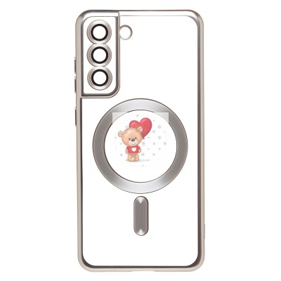 Чехол-накладка для Samsung Galaxy S21FE (серебристый) SM027 SafeMag Чехол-накладка для Samsung Galaxy S21FE (серебристый) SM027 SafeMag