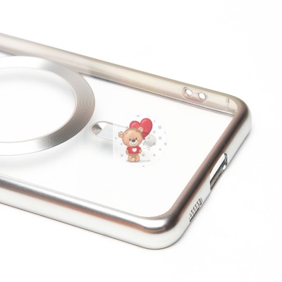 Чехол-накладка для Samsung Galaxy S21FE (серебристый) SM027 SafeMag