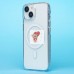 Чехол-накладка для Apple iPhone 15 (прозрачный) SM039 SafeMag