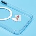 Чехол-накладка для Apple iPhone 15 (прозрачный) SM039 SafeMag