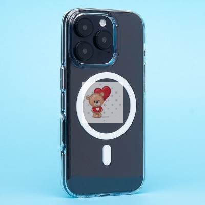Чехол-накладка для Apple iPhone 16 Pro (прозрачный) SM039 SafeMag