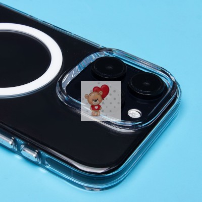 Чехол-накладка для Apple iPhone 16 Pro (прозрачный) SM039 SafeMag