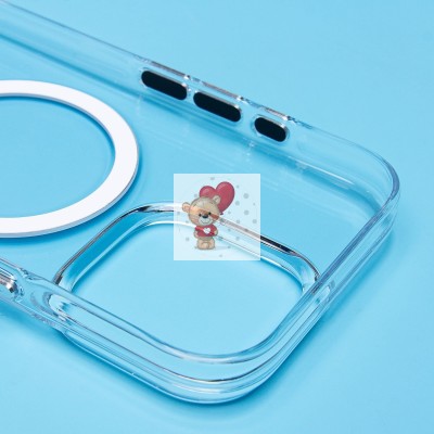 Чехол-накладка для Apple iPhone 16 Pro (прозрачный) SM039 SafeMag