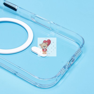 Чехол-накладка для Apple iPhone 16 Pro (прозрачный) SM039 SafeMag