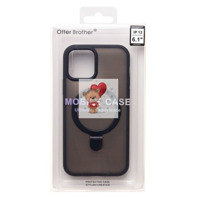 Чехол-накладка для iPhone 12 Pro (черный) - SM088 SafeMag