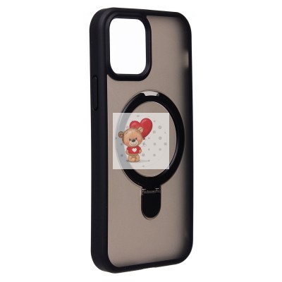 Чехол-накладка для iPhone 12 Pro (черный) - SM088 SafeMag