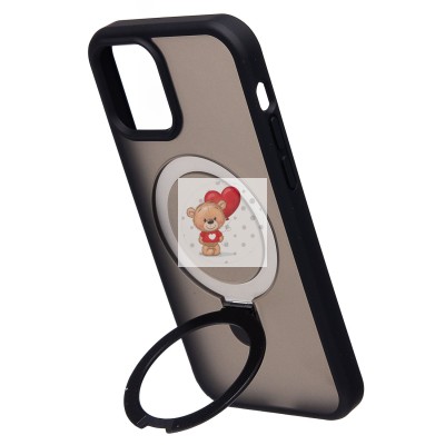 Чехол-накладка для iPhone 12 Pro (черный) - SM088 SafeMag