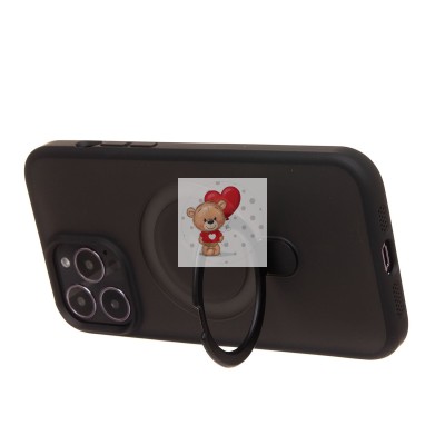 Чехол-накладка для Apple iPhone 13 Pro Max (черный) - SM088 SafeMag