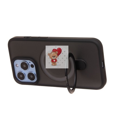 Чехол-накладка для Apple iPhone 13 Pro (черный) - SM088 SafeMag