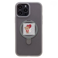 Чехол-накладка для Apple iPhone 14 Pro Max (серый) - SM088 SafeMag