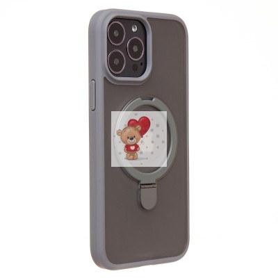 Чехол-накладка для Apple iPhone 14 Pro Max (серый) - SM088 SafeMag