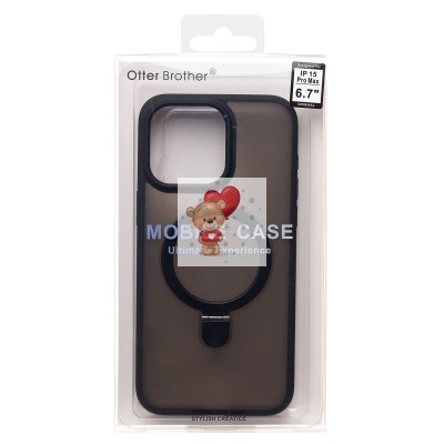 Чехол-накладка для Apple iPhone 15 Pro Max (черный) - SM088 SafeMag