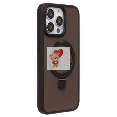 Чехол-накладка для Apple iPhone 15 Pro Max (черный) - SM088 SafeMag