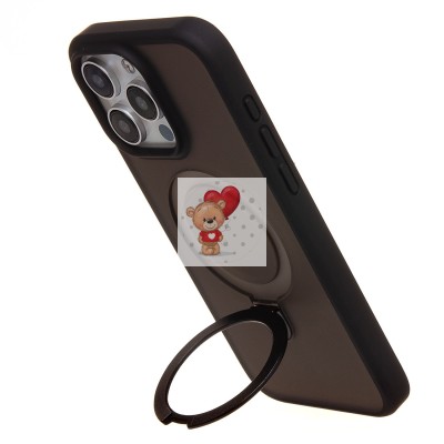 Чехол-накладка для Apple iPhone 15 Pro Max (черный) - SM088 SafeMag