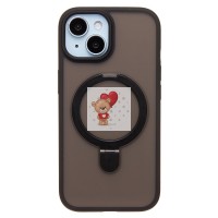 Чехол-накладка для Apple iPhone 15 (черный) SM088 SafeMag