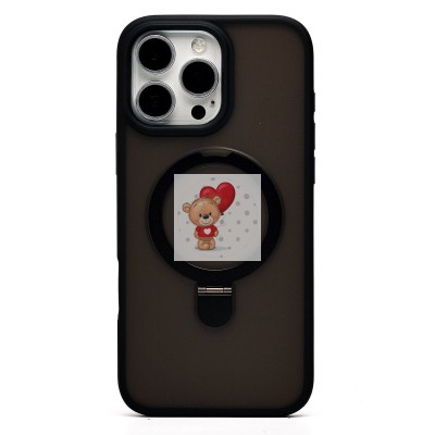 Чехол-накладка для Apple iPhone 16 Pro Max (черный) - SM088 SafeMag