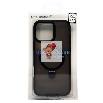 Чехол-накладка для Apple iPhone 16 Pro Max (черный) - SM088 SafeMag