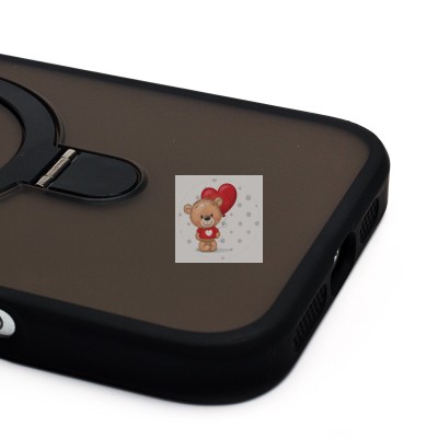 Чехол-накладка для Apple iPhone 16 Pro Max (черный) - SM088 SafeMag