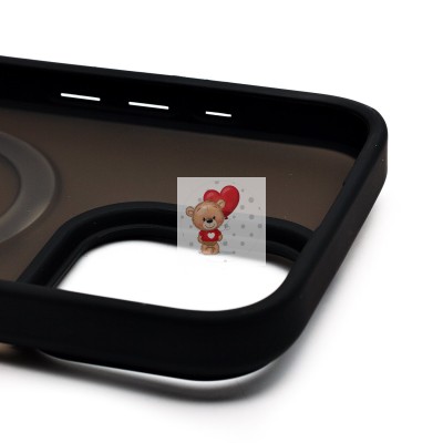 Чехол-накладка для Apple iPhone 16 Pro Max (черный) - SM088 SafeMag