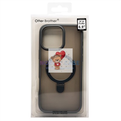 Чехол-накладка для Apple iPhone 16 Pro Max (серый) - SM088 SafeMag