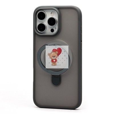 Чехол-накладка для Apple iPhone 16 Pro Max (серый) - SM088 SafeMag