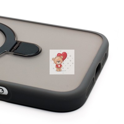 Чехол-накладка для Apple iPhone 16 Pro Max (серый) - SM088 SafeMag