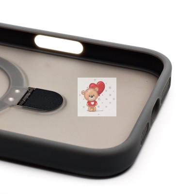 Чехол-накладка для Apple iPhone 16 Pro Max (серый) - SM088 SafeMag