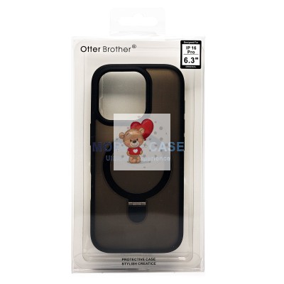 Чехол-накладка для Apple iPhone 16 Pro (черный) - SM088 SafeMag