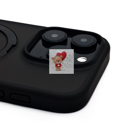 Чехол-накладка для Apple iPhone 16 Pro (черный) - SM088 SafeMag