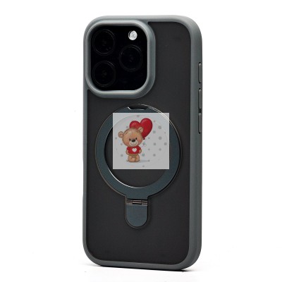 Чехол-накладка для Apple iPhone 16 Pro (серый) - SM088 SafeMag