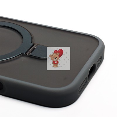 Чехол-накладка для Apple iPhone 16 Pro (серый) - SM088 SafeMag