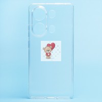 Чехол-накладка для Xiaomi mi Note 13 Pro 4G Global (прозрачный) Ultra Slim