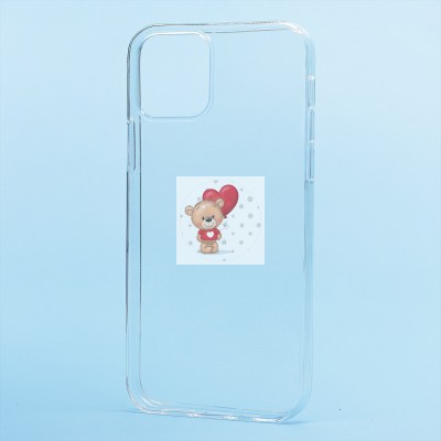 Чехол-накладка для Apple iPhone 12 Pro Max (прозрачный) Activ ASC-101 Puffy 0.9мм