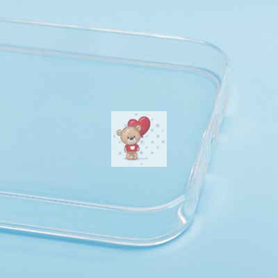 Чехол-накладка для Apple iPhone 12 Pro Max (прозрачный) Activ ASC-101 Puffy 0.9мм