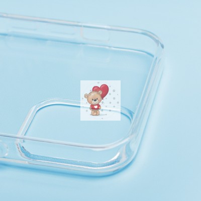 Чехол-накладка для Apple iPhone 12 Pro Max (прозрачный) Activ ASC-101 Puffy 0.9мм