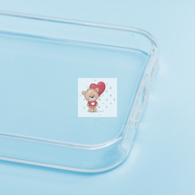 Чехол-накладка для Apple iPhone 12 Pro Max (прозрачный) Activ ASC-101 Puffy 0.9мм