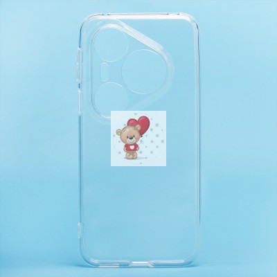 Чехол-накладка для Huawei Pura 80 Pro (прозрачный) Activ ASC-101 Puffy 0.9мм Чехол-накладка для Huawei Pura 80 Pro (прозрачный) Activ ASC-101 Puffy 0.9мм