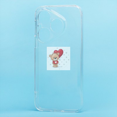 Чехол-накладка для Huawei Pura 80 (прозрачный) Activ ASC-101 Puffy 0.9мм