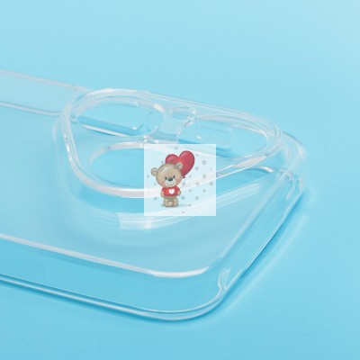 Чехол-накладка для Huawei Pura 80 (прозрачный) Activ ASC-101 Puffy 0.9мм