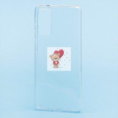 Чехол-накладка для Samsung G780 Galaxy S20FE (прозрачный) Activ ASC-101 Puffy 0.9мм